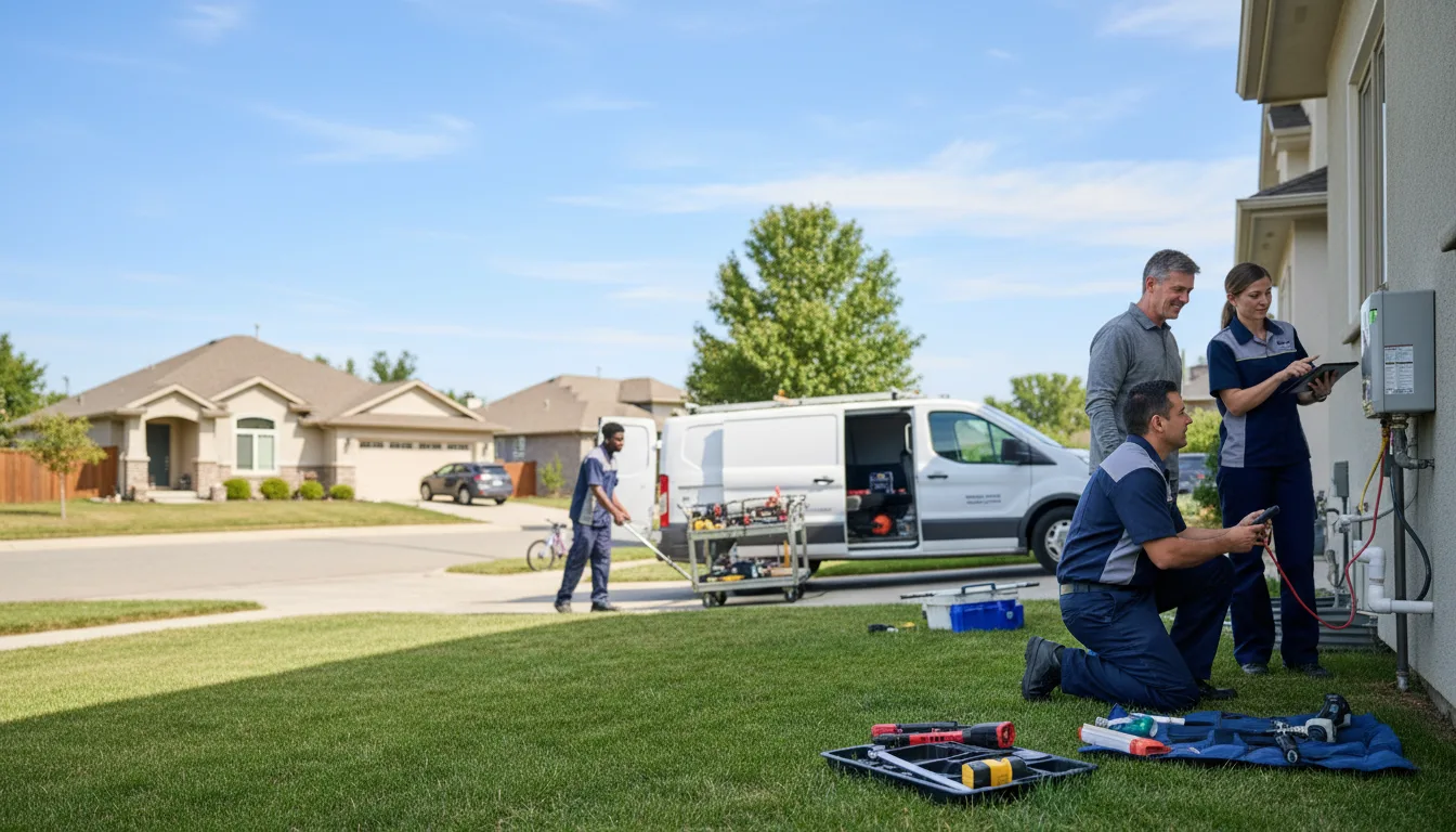 Professional Outdoor Tankless Water Heater Installation in Thomas, OK